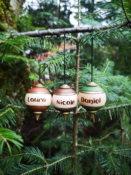 Custom Wooden Ornament - 3pk